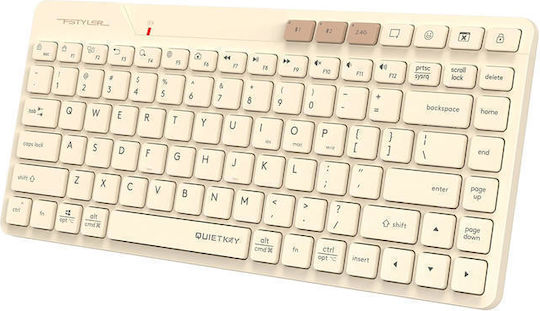A4Tech FBK26C Wireless Само клавиатура Кирилски Cafe Latte