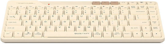 A4Tech FBK26C Wireless Само клавиатура Кирилски Cafe Latte