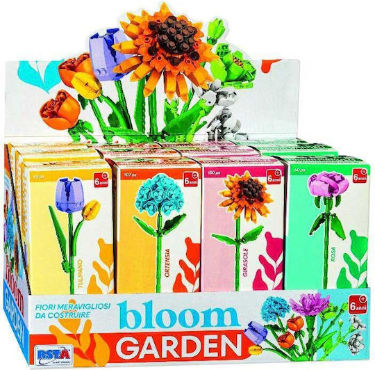 Rs Toys Bloom Garden Building Blocks Rose for 6+ Years 60 Pieces