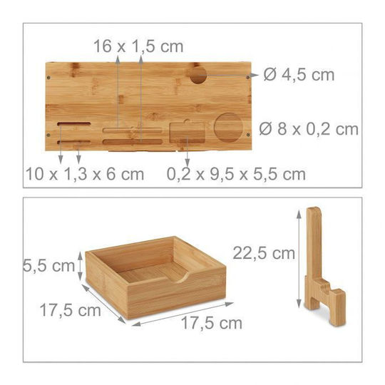 Relaxdays Schreibtisch Halterung Monitor (10037886)