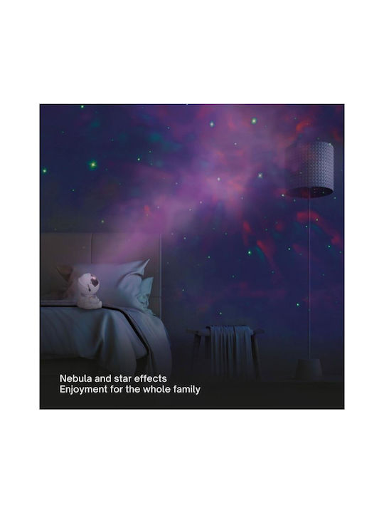 GSC Lumini LED Lampă de proiecție pentru copii cu Proiecție de Stele Alb GSC Lumini LED Lampă de proiecție pentru copii cu Proiecție de Stele Alb