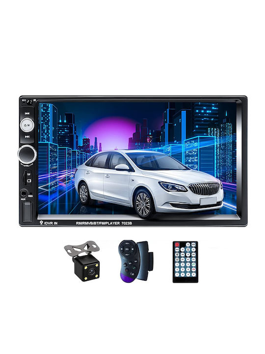 Podofo Car Radio Stereo 7-inch Touch Screen Bluetooth Audio Streaming 7023b Control Radio