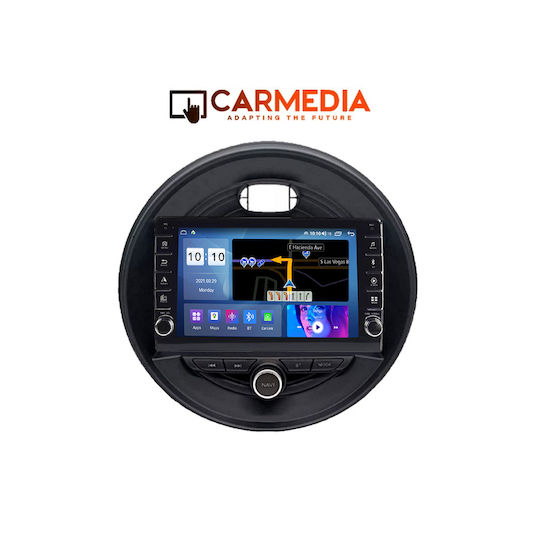 Carmedia Car Audio System for Mini Cooper / Clubman / Roadster / Countryman (Bluetooth/USB/WiFi/GPS/Apple-Carplay/Android-Auto) with Touch Screen 9"