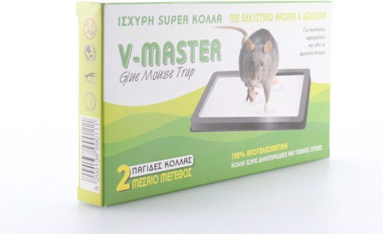 V Master Leimfalle aus Plastik 2Stück
