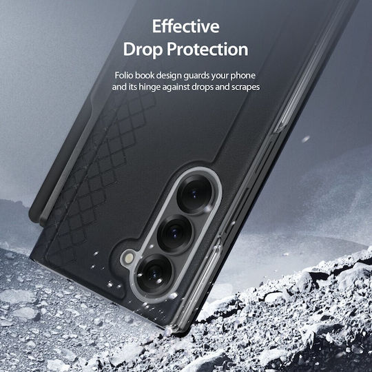 Dux Ducis Bril Series Book Negru (Galaxy Z Fold7)