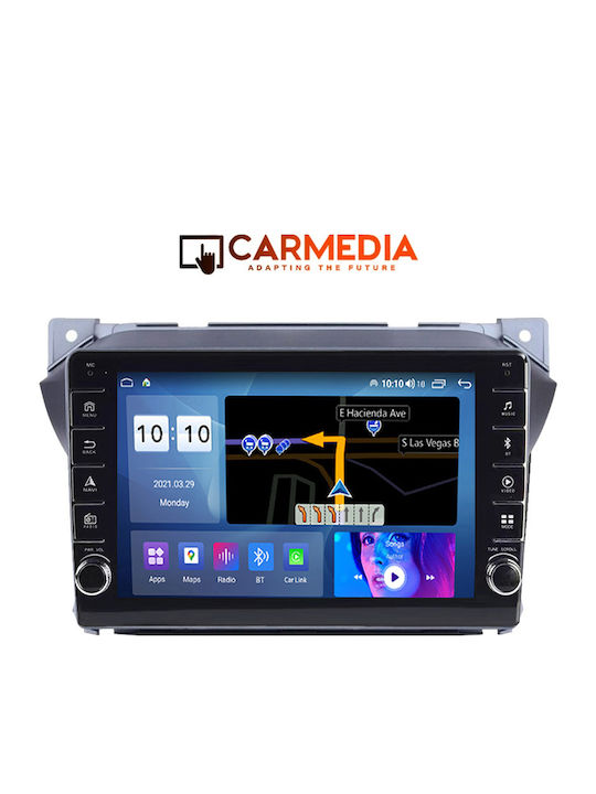 Carmedia Auto-Audiosystem für Suzuki Hoch Nissan Pixo 2009 (Bluetooth/USB/WiFi/GPS/Apple-Carplay/Android-Auto) mit Touchscreen 9"