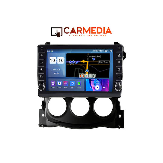 Carmedia Ηχοσύστημα Αυτοκινήτου για Nissan 370Z 2009-2012 (Bluetooth/USB/WiFi/GPS/Apple-Carplay/Android-Auto) με Οθόνη Αφής 9"