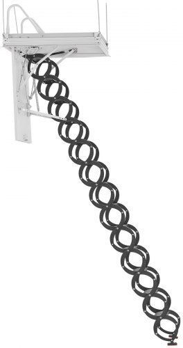 Vevor Steel Attic Ladder Ceiling-mounted Attic Stairs 10.5 11 Ft Ceilings