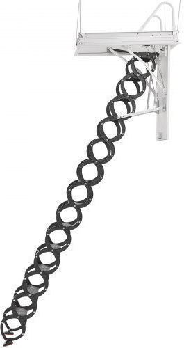Vevor Steel Attic Ladder Ceiling-mounted Attic Stairs 10.5 11 Ft Ceilings