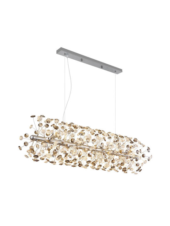 Globo Lighting Κρεμαστό Φωτιστικό Διάφανο