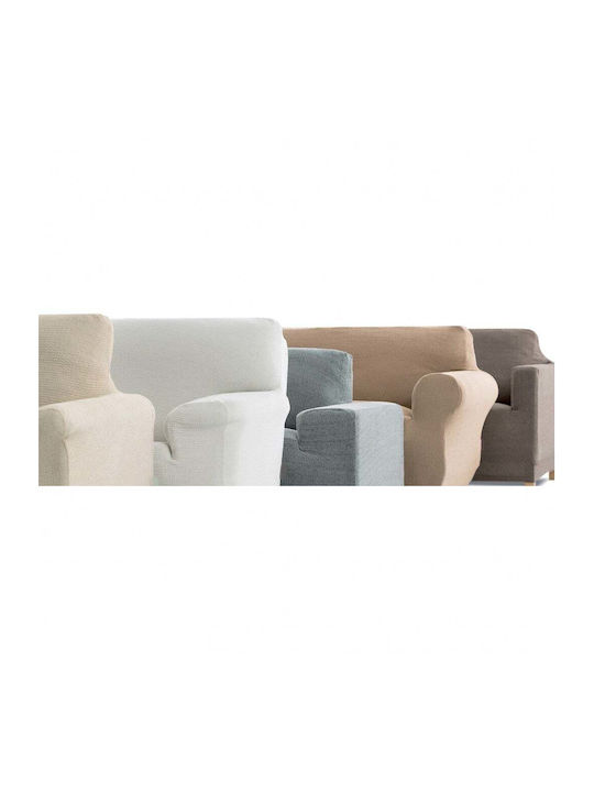 Sofazip Elastic Cover for Two Seater Sofa Ivory 180εκ. 1pcs SZPTBEJ