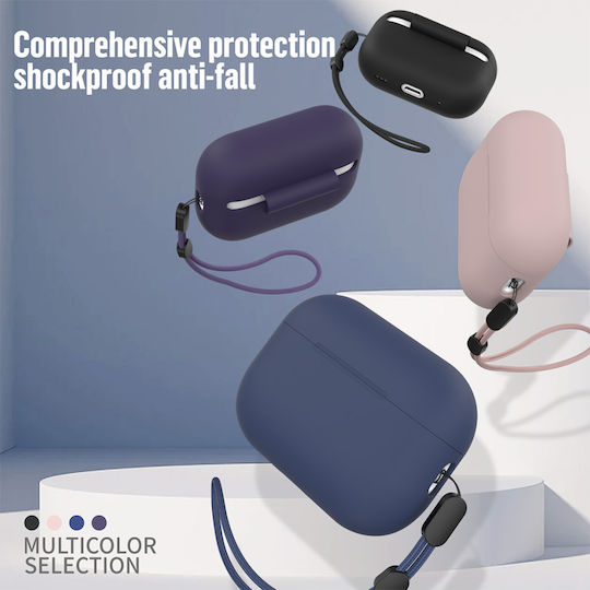 Blueo Husă în culoarea Negru pentru Apple AirPods Pro 2