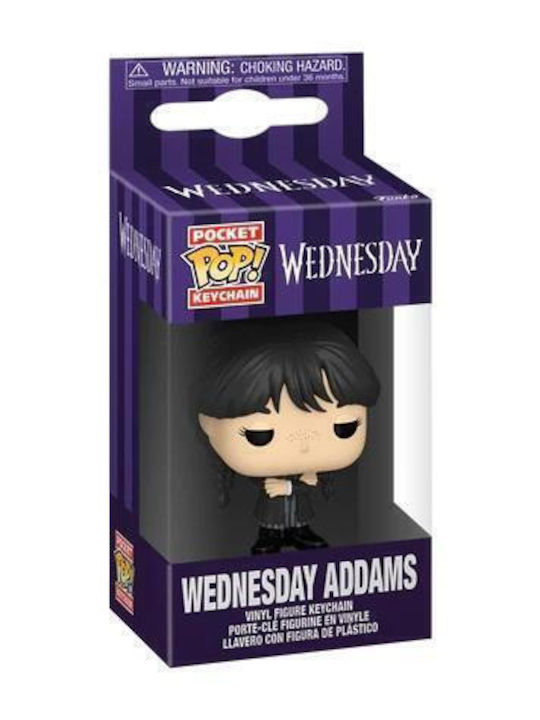 Mittwoch Tasche Pop Schlüsselanhänger Mittwoch Addams Schwarzer Mantel