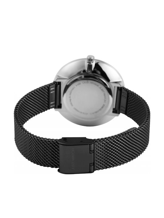 Just Watch Women's Watch with Black Metal Bracelet