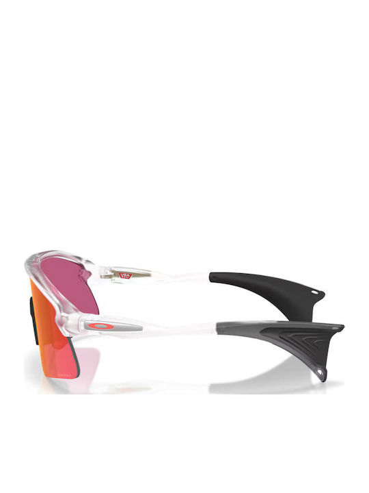 Oakley Stunt Devil S Sunglasses Λευκά with Acetate Frame & Red Lens
