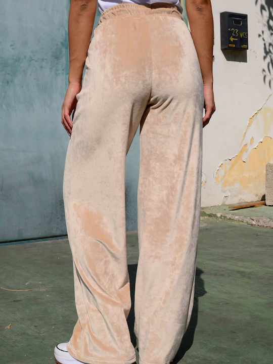 Damen Beige Set mit Hose