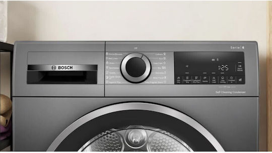 Bosch Serie 6 Στεγνωτήριο 9kg με Αντλία Θερμότητας