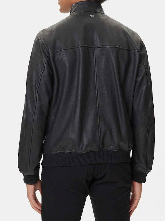 BOSS様 Boss Geacă Piele Negru 50543899-001 | Skroutz Romania