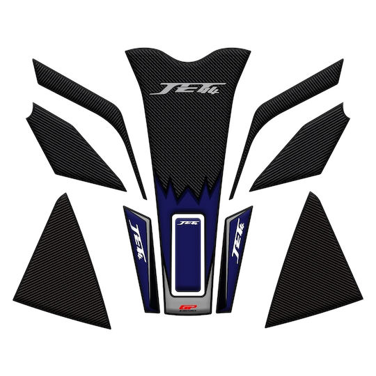 GP Kompozit Motorcycle Frame Protectors Blue