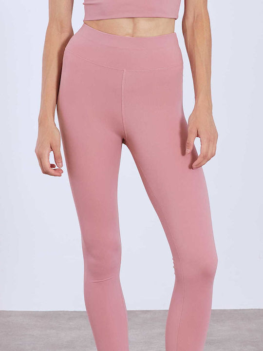 Ежедневна Женски легинси Високоталирани Pink