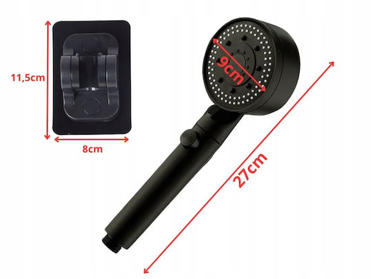 Verk Group Handheld Showerhead with Hose and Start/Stop Button