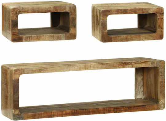 Wooden Living Room TV Unit Rustic Mango L100xW30xH32cm