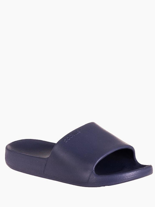 Men's Blue Slides