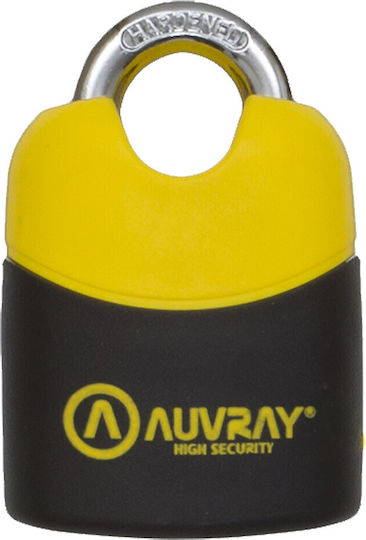Auvray K-Bloc 7cm Motorcycle Chain Lock Motorcycle Chain Lock with 13mm Pin in Yellow