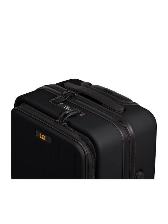 CAT Nexus Koffer Kabine Hart Schwarz mit 4 Räder Höhe 55cm