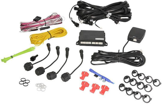 Valeo Car Parking System Beep & Park with Buzzer and 4 Sensors in Black Color