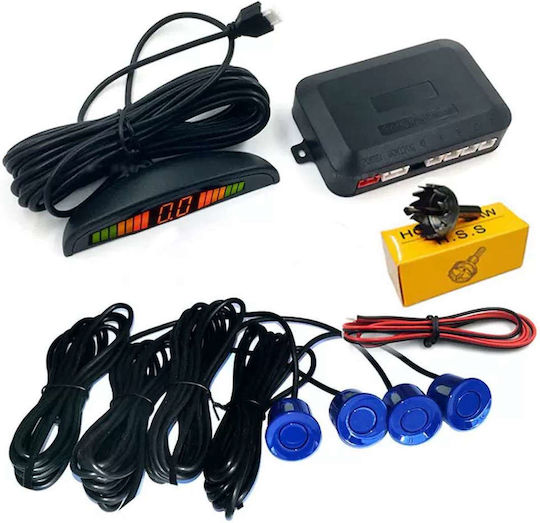 Maxeed Auto-Parksystem mit Bildschirm und 4 Sensoren 22mm in Schwarz Farbe