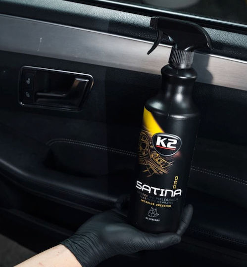 K2 Satina Pro Blueberry Cleaning / Polishing and Protective Spray for Car Dashboard 1lt
