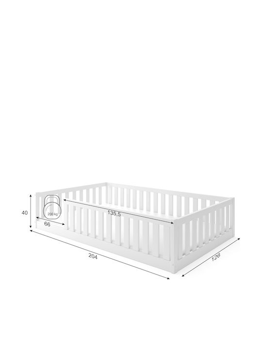 Bellissimo Montessori Ημίδιπλο για Στρώμα 120x200cm Bellissimo Montessori Ημίδιπλο για Στρώμα 120x200cm