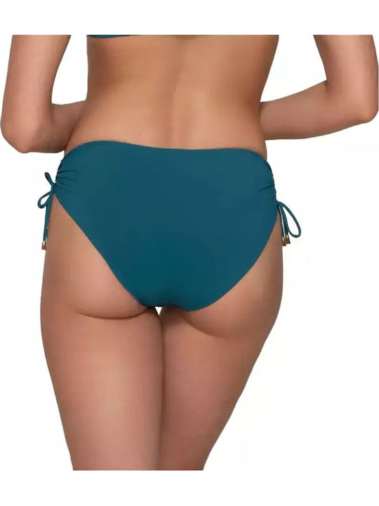 Bikini Slip Petrol Blue
