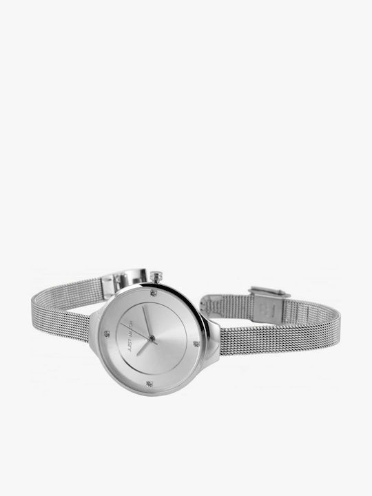 Just Watch Women's Watch with Silver Metal Bracelet