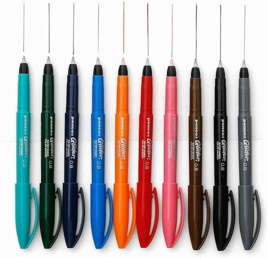 Penco Zeichenmarker 0.8mm Mehrfarbig 10Stück