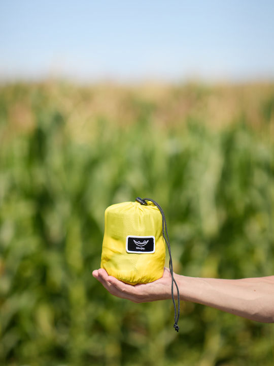 Hängematte Fallschirm Doppelter Stoff Gelb 270x150cm