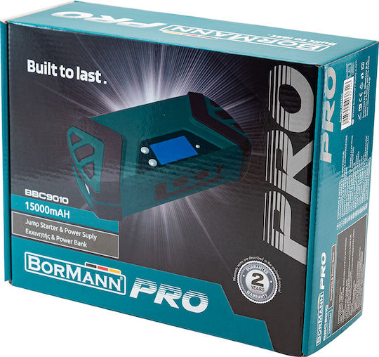 Bormann BBC9010 Starter Portabil Baterie Auto și Motocicletă 15000mAh cu Bancă de Alimentare USB Obiectiv 12V 600A