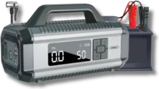 Andowl Qcq970 Φορητός Εκκινητής Μπαταρίας Αυτοκινήτου 13000mAh με Τρόμπα / Power Bank / USB