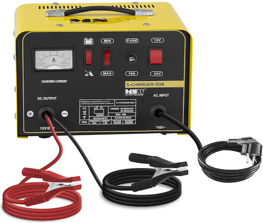 MSW Portable Car and Truck Battery Jump Starter 320A 12/24V 30A / 130A Starting Current