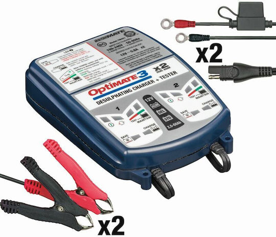 Tecmate Optimate3 Φορτιστής Μπαταρίας Αυτοκινήτου TM450