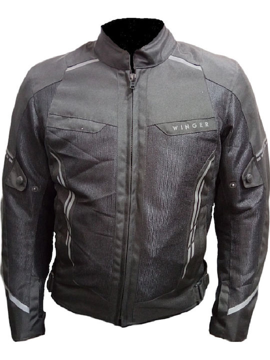 Winger Bărbătesc Geacă de motocicletă 4 Sezoane Negru