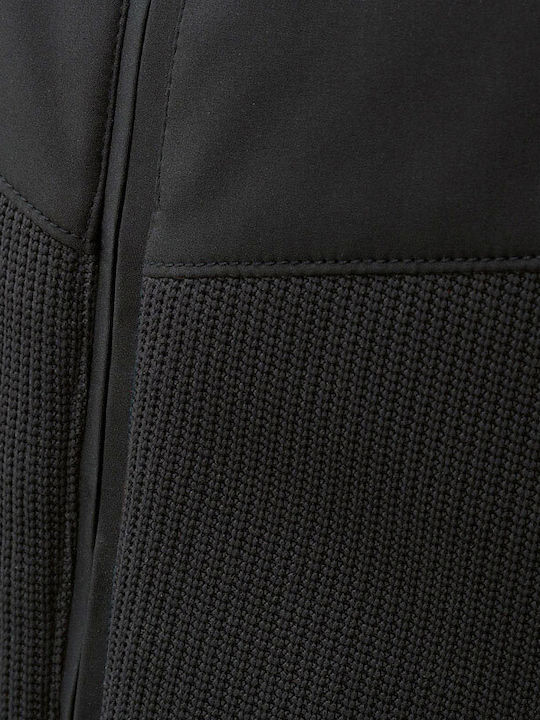 Bormio Knit Winter Men's Motorcycle Jacket Waterproof Black