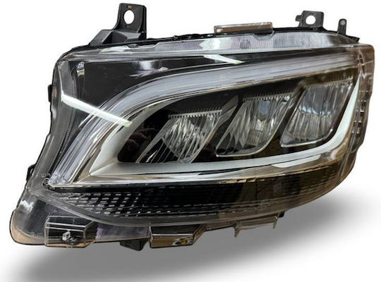 Μπροστινά Φανάρια Set Mercedes-benz Sprinter W907 2018-2023 Μαύρα Full Led Carner