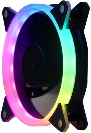 Segotep Ventilatoare Pentru Carcasa 120mm (35.2cfm) Cu Iluminare RGB 3 Bucăți