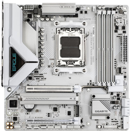 Gigabyte B850 Eagle WIFI6E ICE Motherboard Micro ATX with AMD AM5 Socket