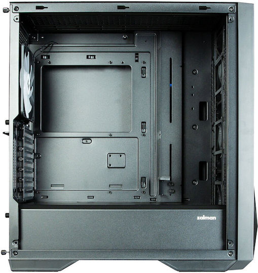 Z9 Iceberg MS Gaming Midi Tower Computer Case with Side Window and RGB Lighting Black