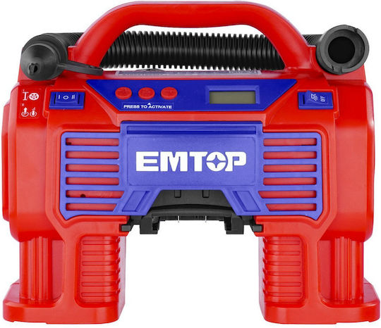 Emtop Τρόμπα Αυτοκινήτου Solo Επαναφορτιζόμενη χωρίς Μπαταρία 20V