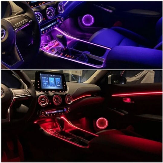 Set 21 RGB LED Ambientebeleuchtung Digital Idealstore funktioniert bei 12V BTT App Mehrere Farben gleichzeitig auf Streifen