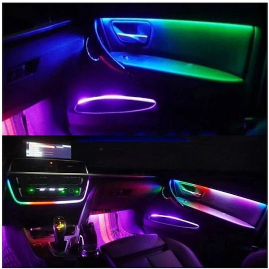 Set 21 RGB LED Ambientebeleuchtung Digital Idealstore funktioniert bei 12V BTT App Mehrere Farben gleichzeitig auf Streifen